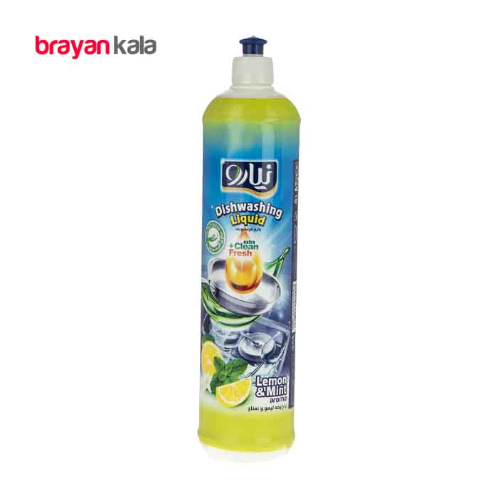 عکس اصلی مایع ظرفشویی نیارو (NIARO) مقدار 1 کیلوگرم با رایحه لیمو و نعنا